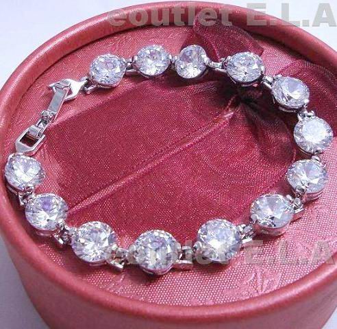 8MM WIDE 13-STONE CZ TENNIS BRACELET